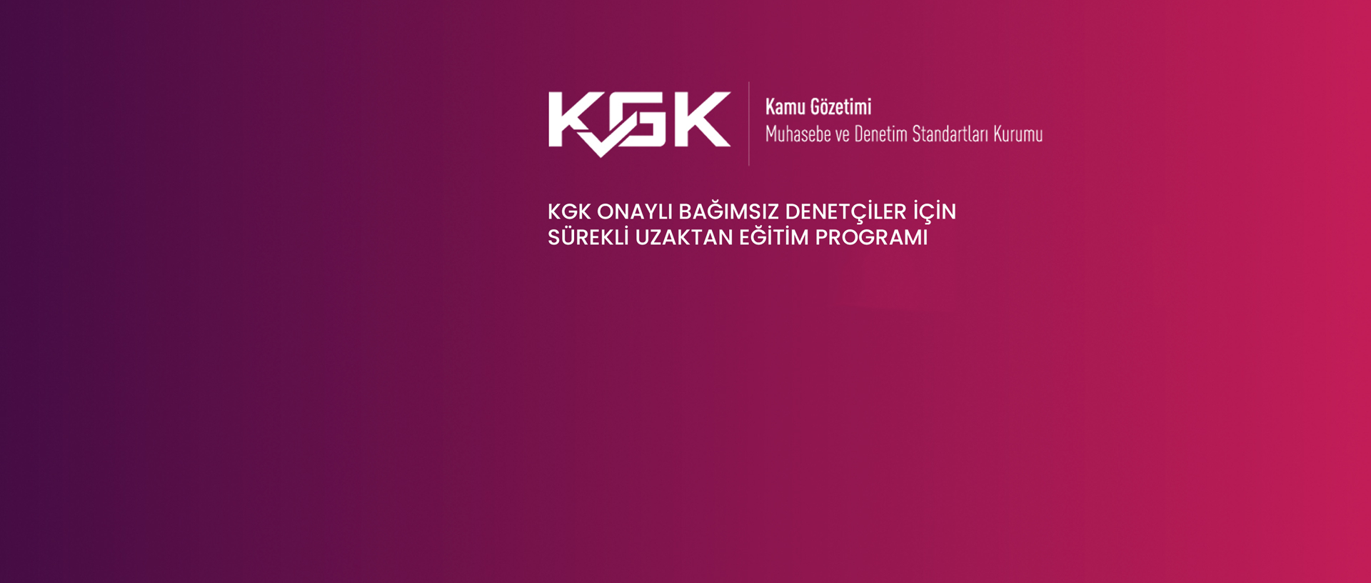 YENİ DÖNEM EĞİTİM PROGRAMI